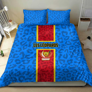 Support Les Leopards - DR Congo Football Bedding Set