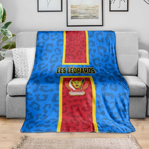 Support Les Leopards - DR Congo Football Blanket