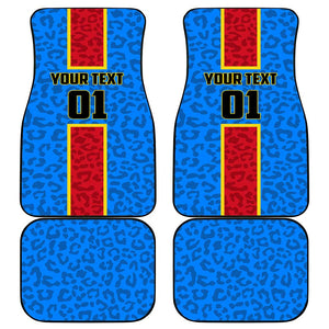 Support Les Leopards - DR Congo Football Car Mats