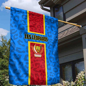 Support Les Leopards - DR Congo Football Garden Flag