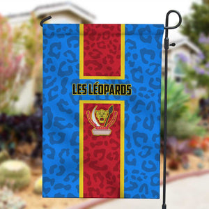 Support Les Leopards - DR Congo Football Garden Flag