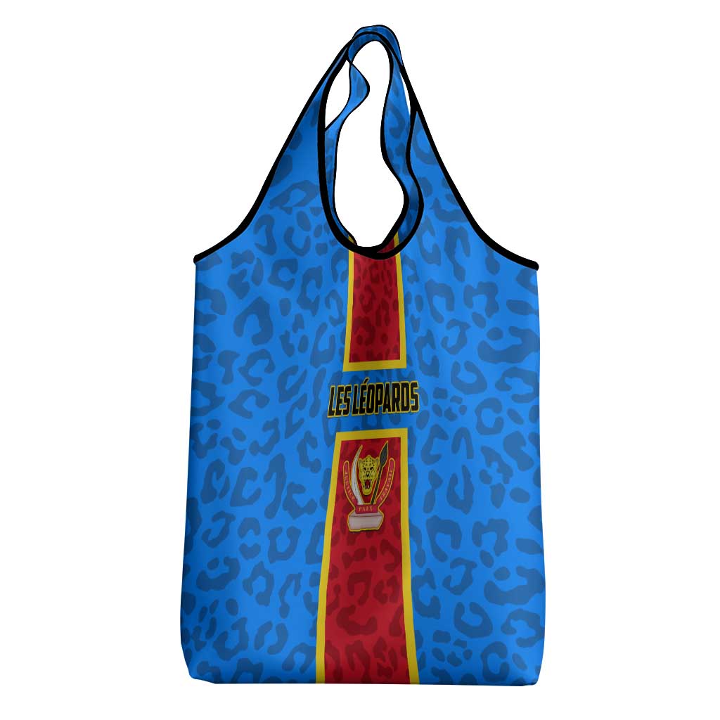 Support Les Leopards - DR Congo Football Grocery Bag