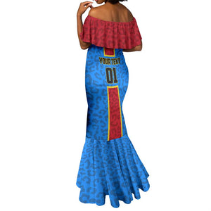 Support Les Leopards - DR Congo Football Mermaid Dress