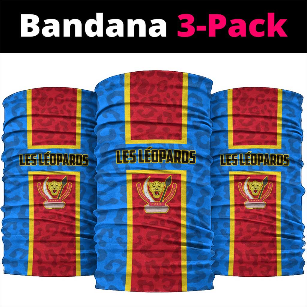 Support Les Leopards - DR Congo Football Neck Gaiter LT01