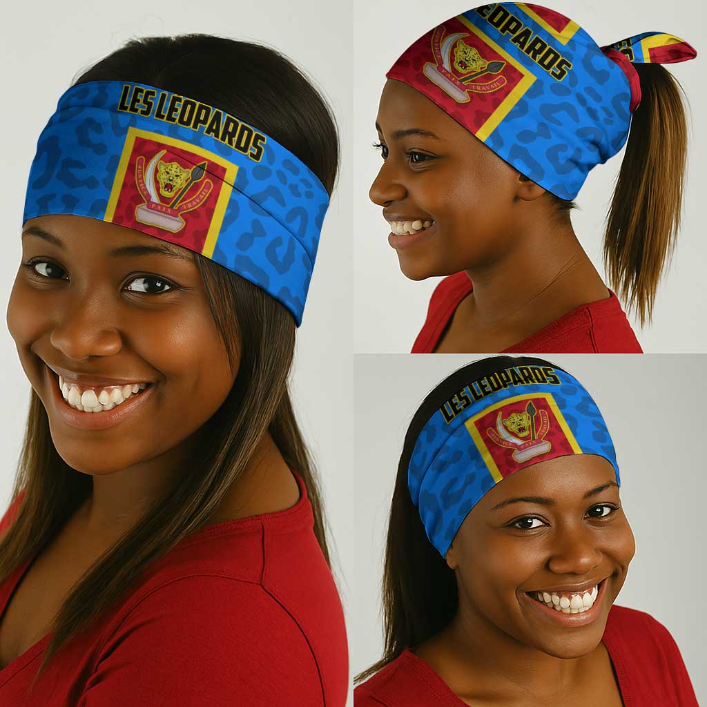 Support Les Leopards - DR Congo Football Neck Gaiter LT01