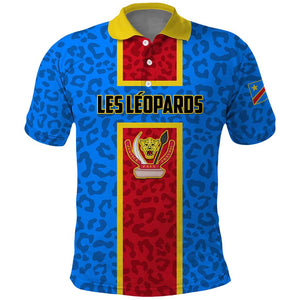 Support Les Leopards - DR Congo Football Polo Shirt