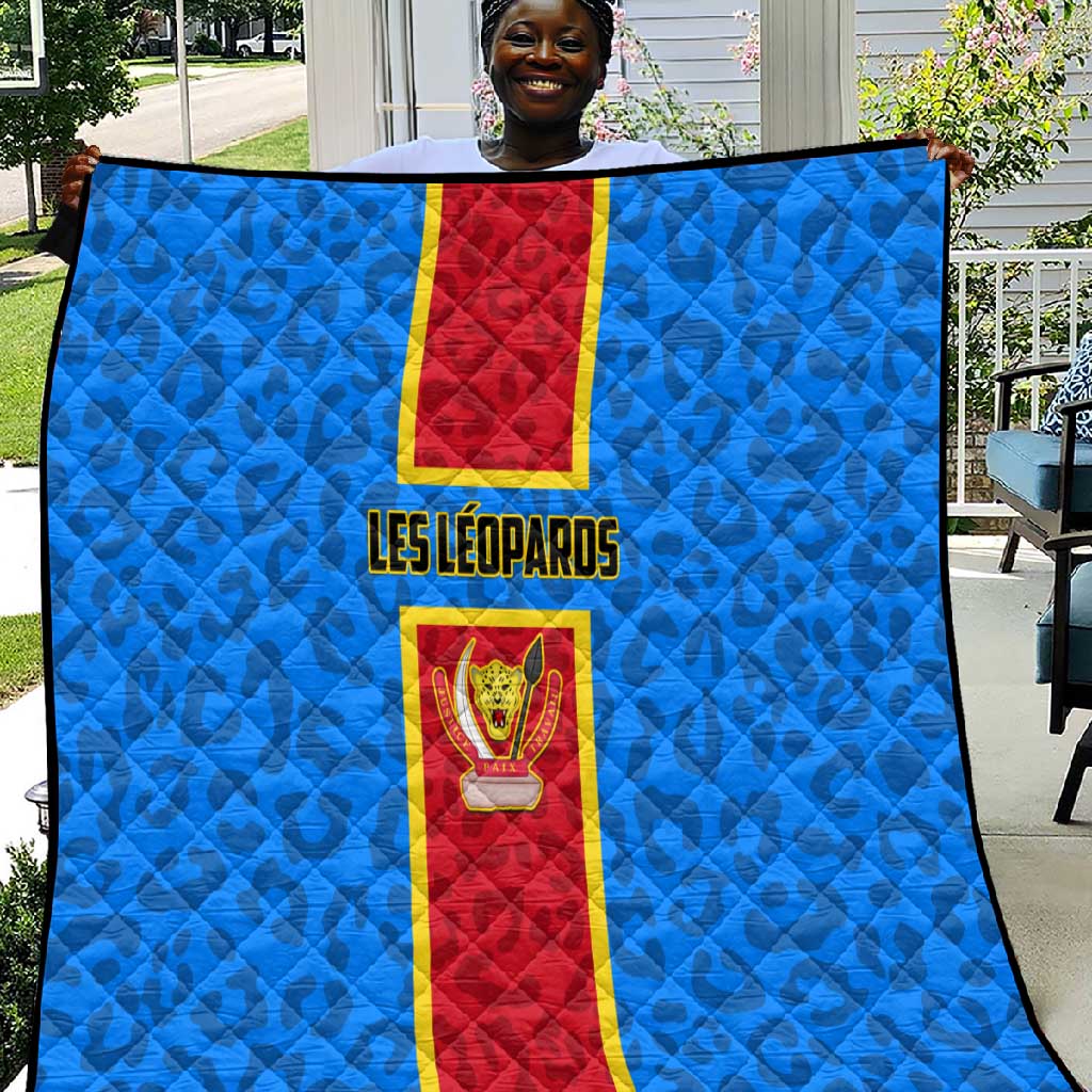 Support Les Leopards - DR Congo Football Quilt