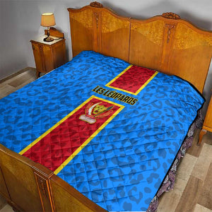 Support Les Leopards - DR Congo Football Quilt