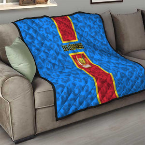 Support Les Leopards - DR Congo Football Quilt