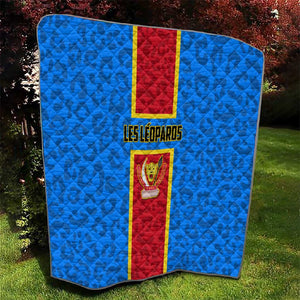 Support Les Leopards - DR Congo Football Quilt