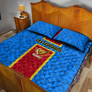 Support Les Leopards - DR Congo Football Quilt Bed Set