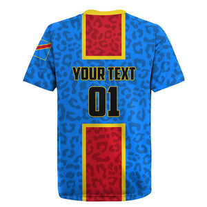 Support Les Leopards - DR Congo Football Rugby Jersey