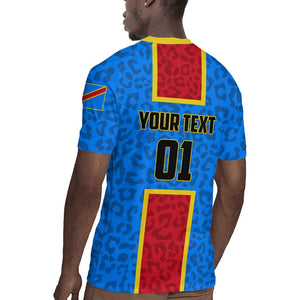 Support Les Leopards - DR Congo Football Rugby Jersey