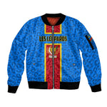 Support Les Leopards - DR Congo Football Sleeve Zip Bomber Jacket