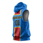 Support Les Leopards - DR Congo Football Sleeveless Hoodie - African Pride