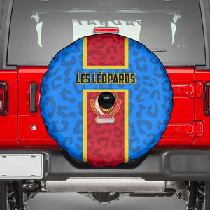 Support Les Leopards - DR Congo Football Spare Tire Cover