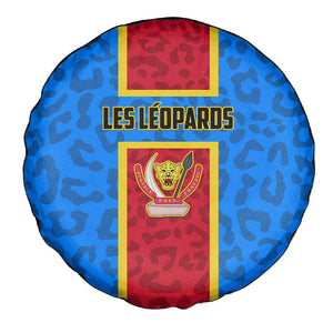 Support Les Leopards - DR Congo Football Spare Tire Cover