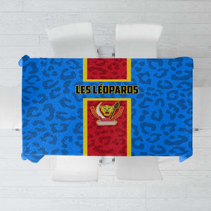 Support Les Leopards - DR Congo Football Tablecloth