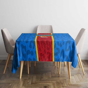 Support Les Leopards - DR Congo Football Tablecloth