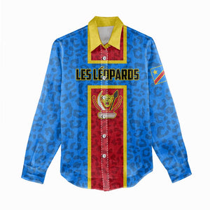 Support Les Leopards - DR Congo Football Women Casual Shirt