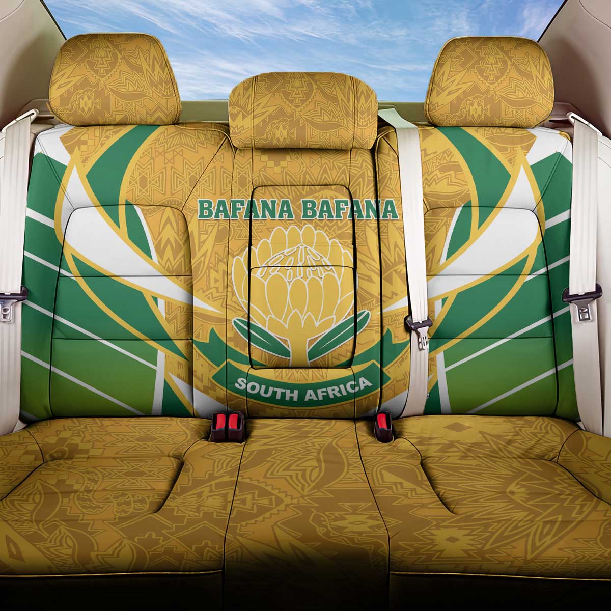 Support Bafana Bafana - South Africa Soccer Back Car Seat Cover