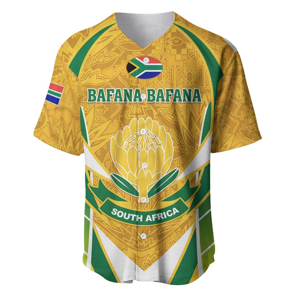 Support Bafana Bafana - South Africa Soccer Baseball Jersey