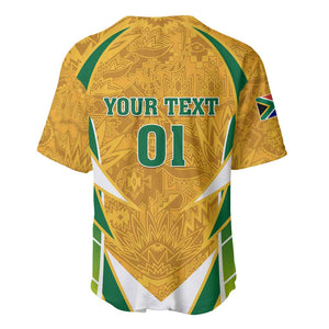 Support Bafana Bafana - South Africa Soccer Baseball Jersey