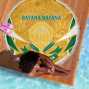 Support Bafana Bafana - South Africa Soccer Beach Blanket