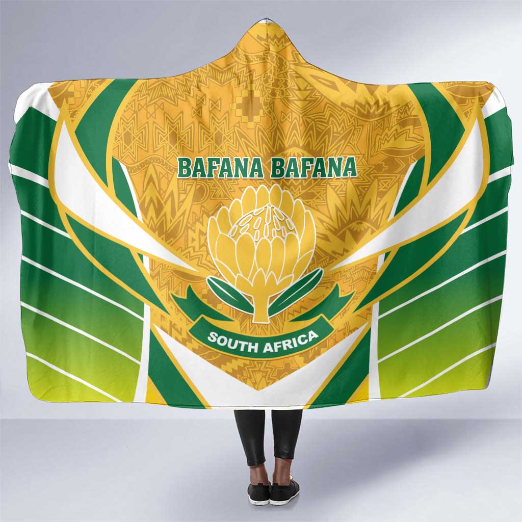 Support Bafana Bafana - South Africa Soccer Hooded Blanket