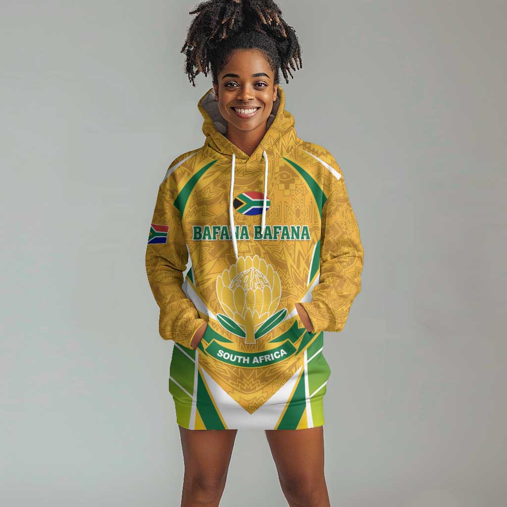 Support Bafana Bafana - South Africa Soccer Hoodie Dress