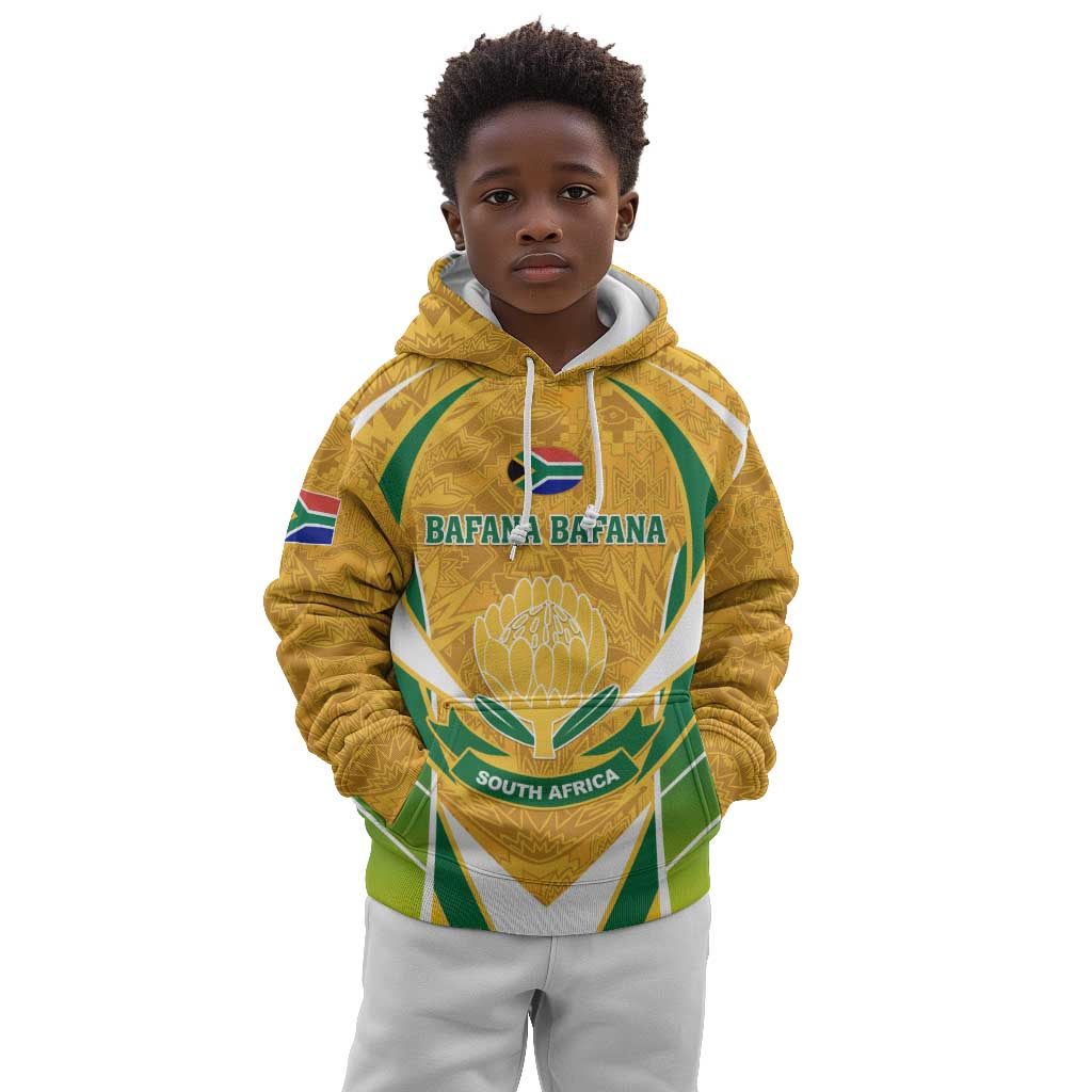 Support Bafana Bafana - South Africa Soccer Kid Hoodie