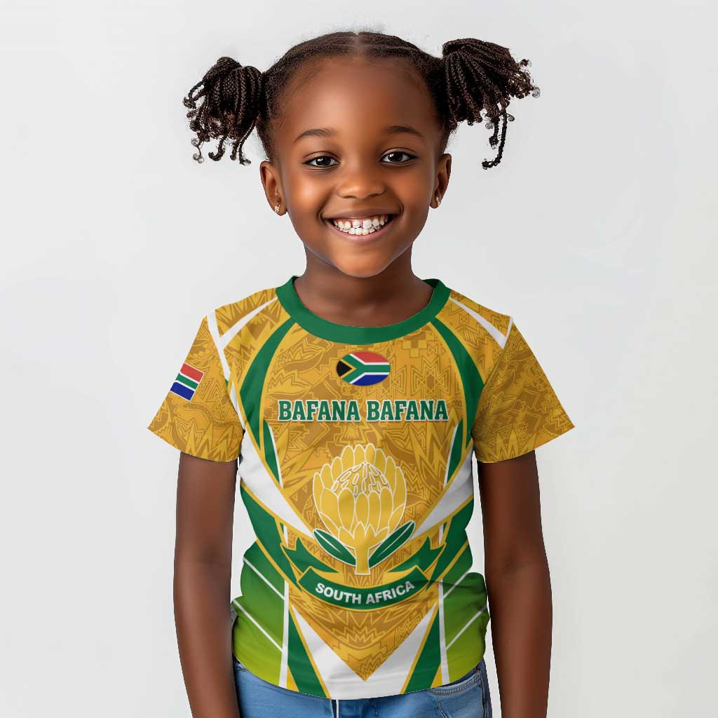 Support Bafana Bafana - South Africa Soccer Kid T shirt