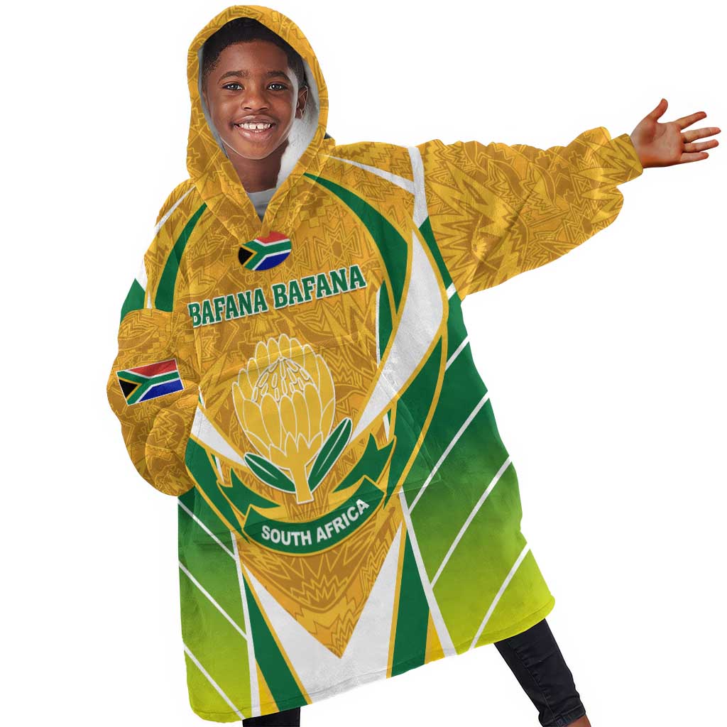 Support Bafana Bafana - South Africa Soccer KId Wearable Blanket Hoodie