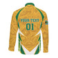 Support Bafana Bafana - South Africa Soccer Long Sleeve Button Shirt