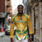 Support Bafana Bafana - South Africa Soccer Long Sleeve Button Shirt