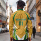 Support Bafana Bafana - South Africa Soccer Long Sleeve Button Shirt