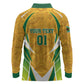 Support Bafana Bafana - South Africa Soccer Long Sleeve Polo Shirt