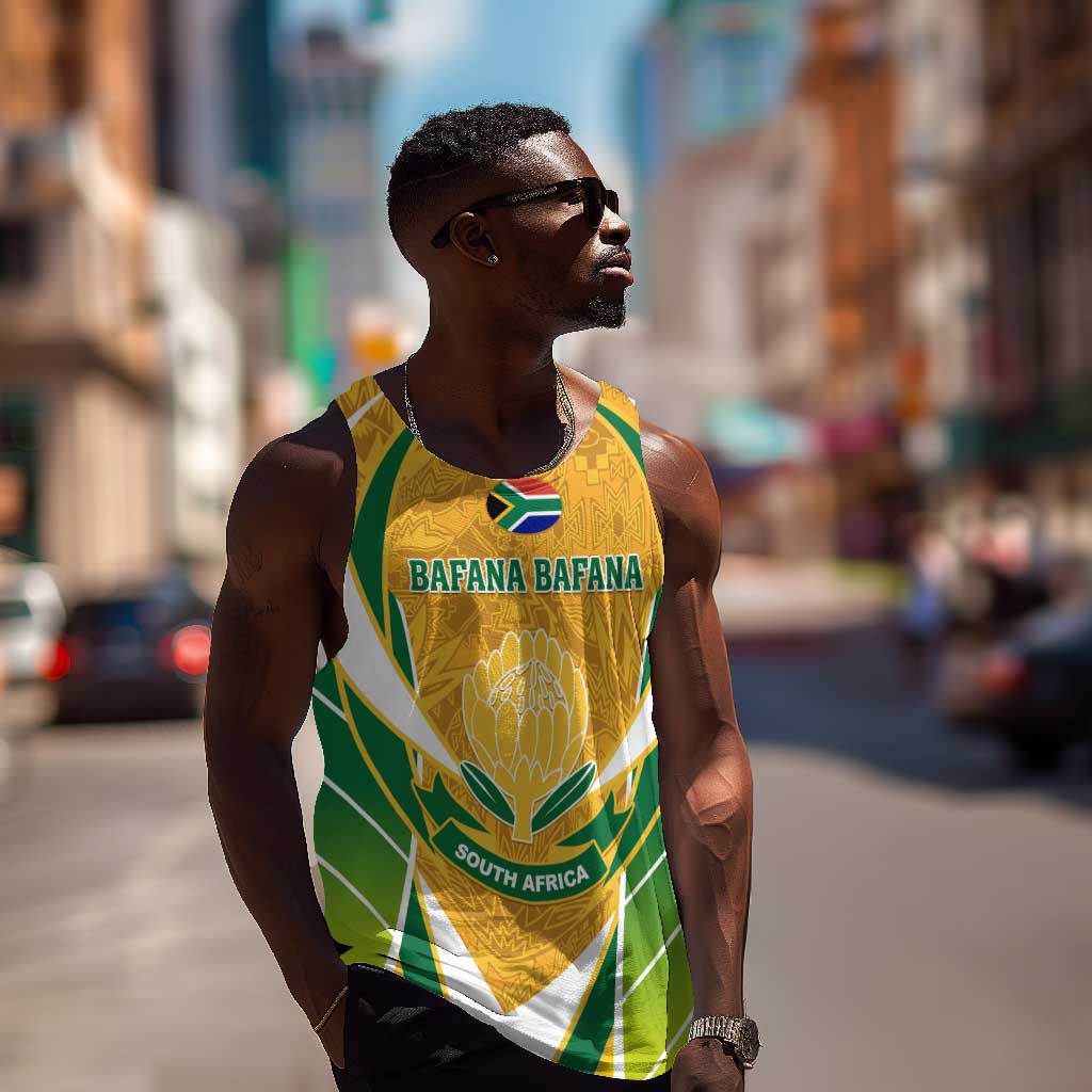 Support Bafana Bafana - South Africa Soccer Men Tank Top