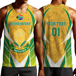 Support Bafana Bafana - South Africa Soccer Men Tank Top