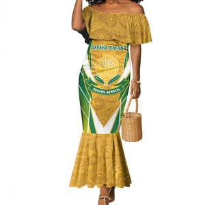 Support Bafana Bafana - South Africa Soccer Mermaid Dress