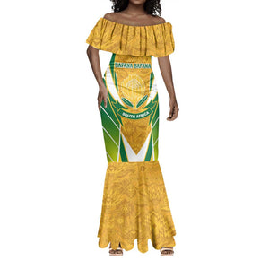 Support Bafana Bafana - South Africa Soccer Mermaid Dress