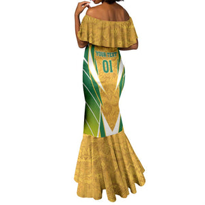 Support Bafana Bafana - South Africa Soccer Mermaid Dress