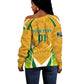 Support Bafana Bafana - South Africa Soccer Off Shoulder Sweater