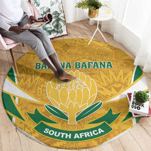 Support Bafana Bafana - South Africa Soccer Round Carpet