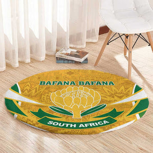 Support Bafana Bafana - South Africa Soccer Round Carpet