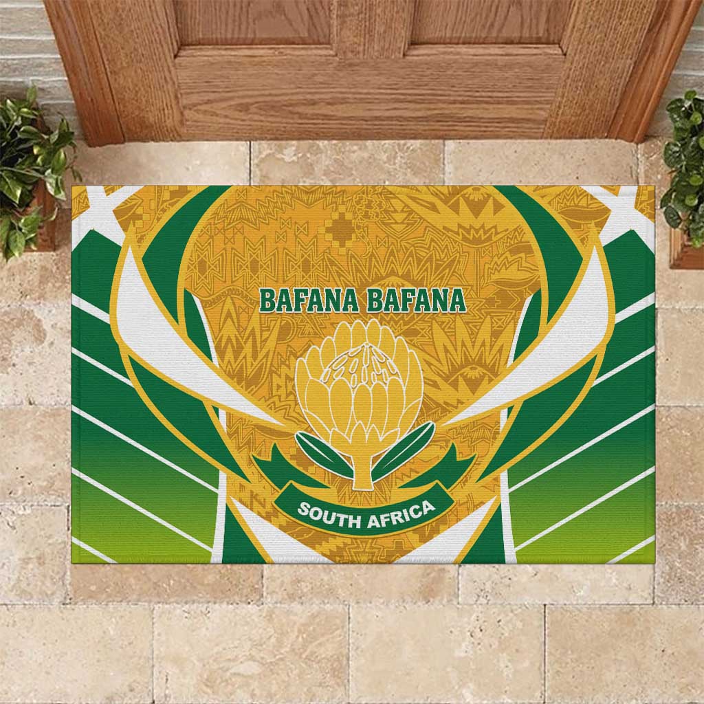 Support Bafana Bafana - South Africa Soccer Rubber Doormat