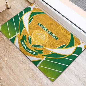 Support Bafana Bafana - South Africa Soccer Rubber Doormat