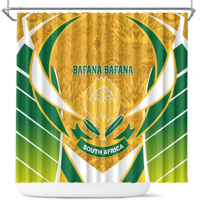 Support Bafana Bafana - South Africa Soccer Shower Curtain