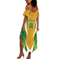 Support Bafana Bafana - South Africa Soccer Summer Maxi Dress