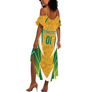 Support Bafana Bafana - South Africa Soccer Summer Maxi Dress